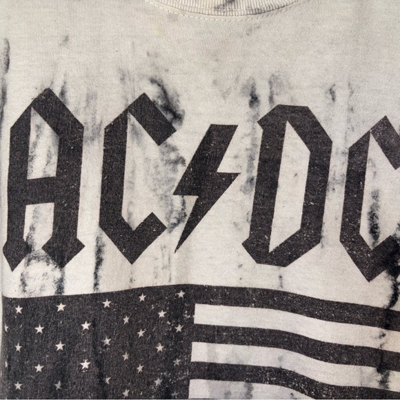 AC/DC Logo Tee in Black and Gray - Picture 1 of 8
